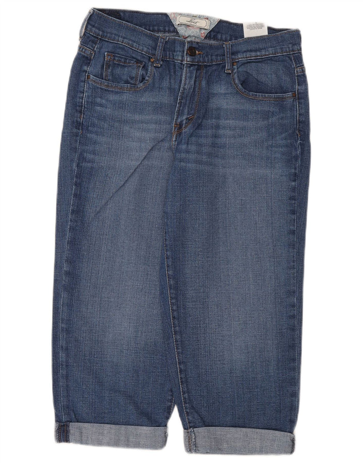 LEVI'S Damen Capri-Jeans US 8 Medium W30 L20 Blaue Baumwolle
