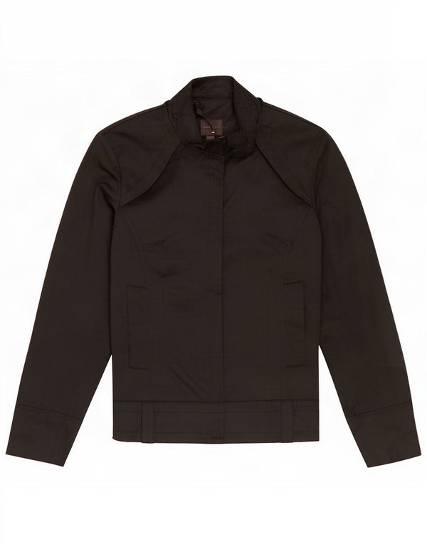 Guess Damen Bomberjacke UK 12 Medium Schwarz Polyamid