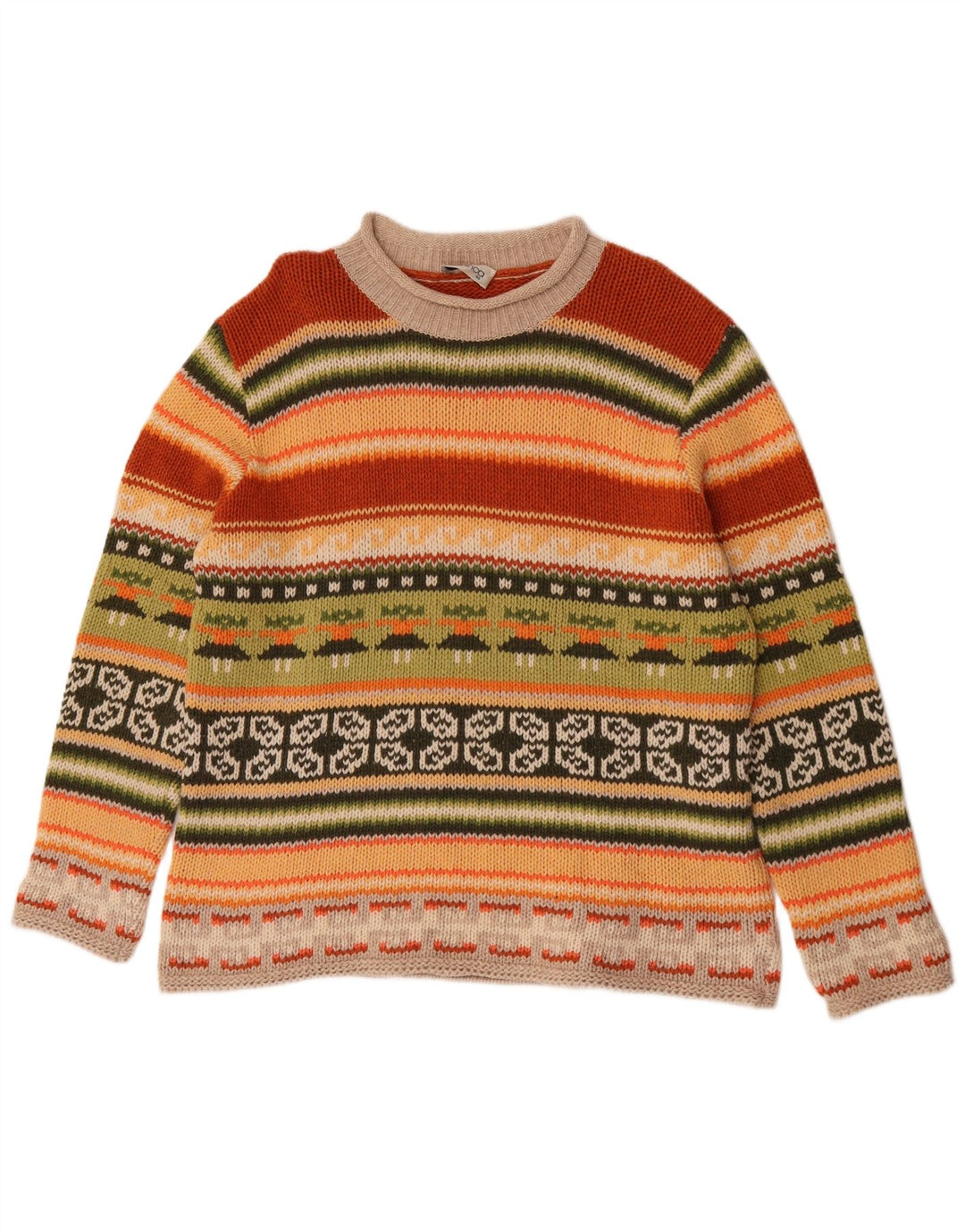 Bianca Rollkragenpullover für Damen, Größe 46, groß, mehrfarbig