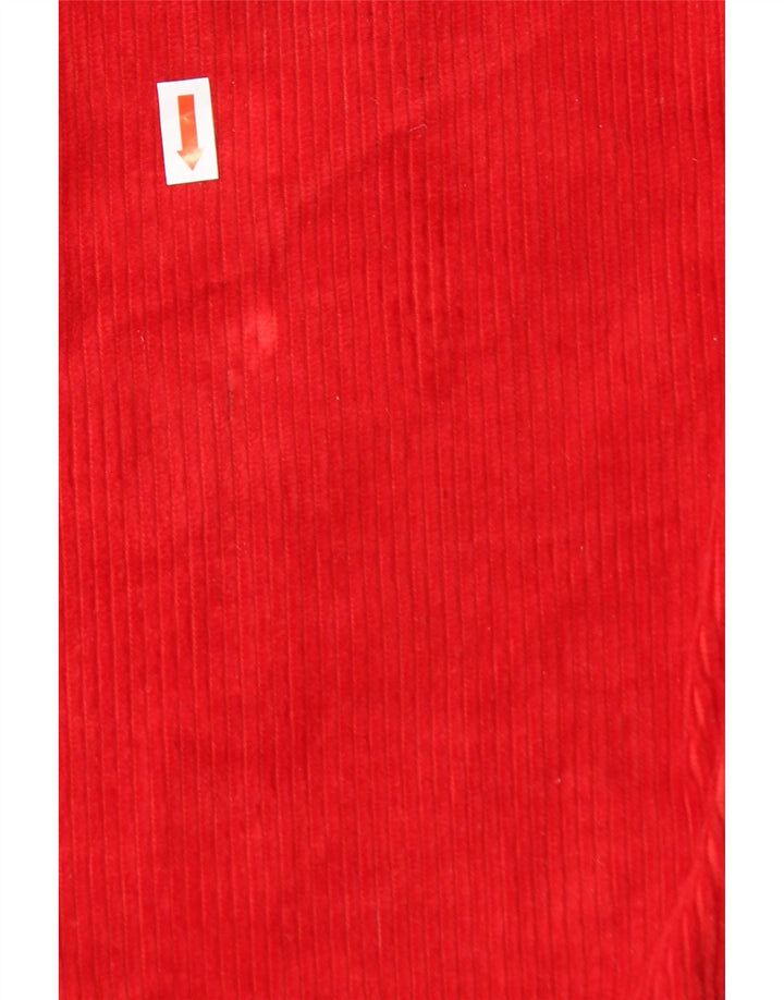 ST. BERNARD Damen Cordhose mit hoher Taille, UK 12, M, W24, L27, Rot