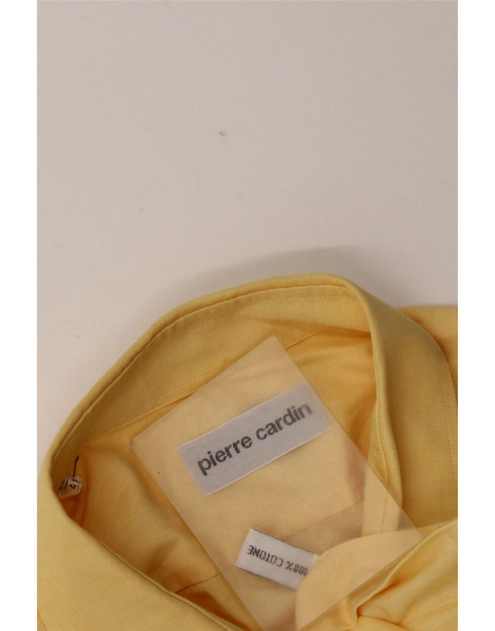 Pierre Cardin Herrenhemd Größe 41 Große gelbe Baumwolle