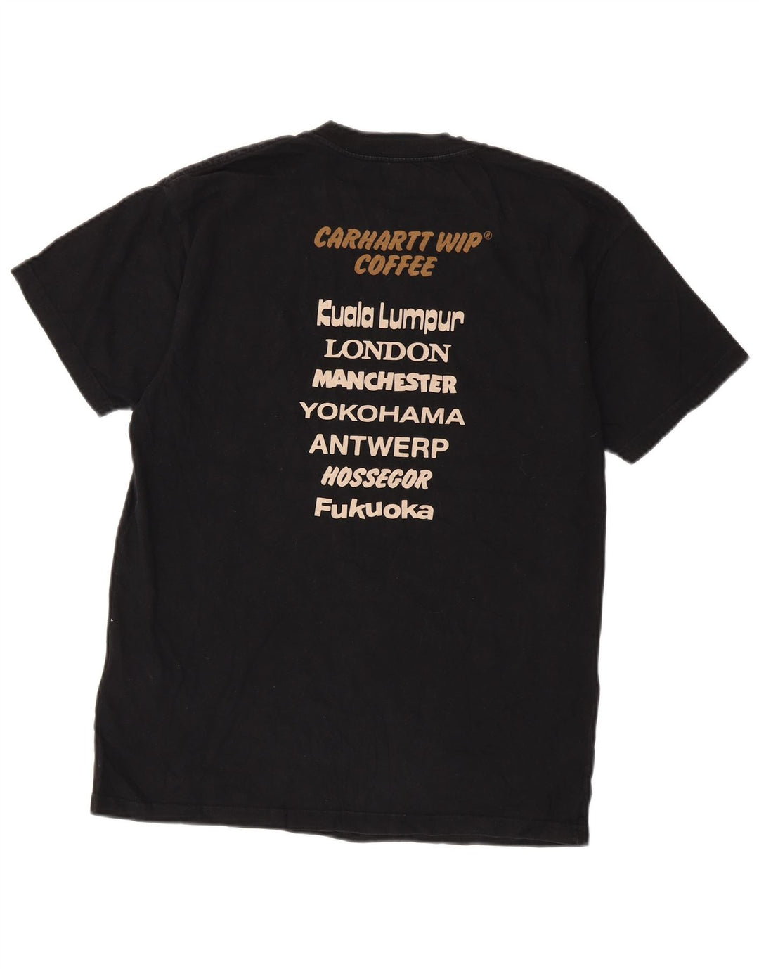 Carhartt Herren Grafik T-Shirt Top XS Schwarz Baumwolle