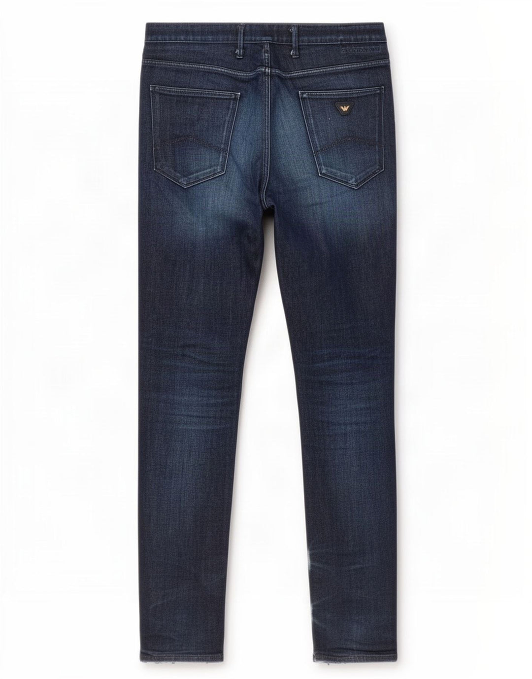 Armani Herren Slim Jeans W38 L34 Marineblaue Baumwolle