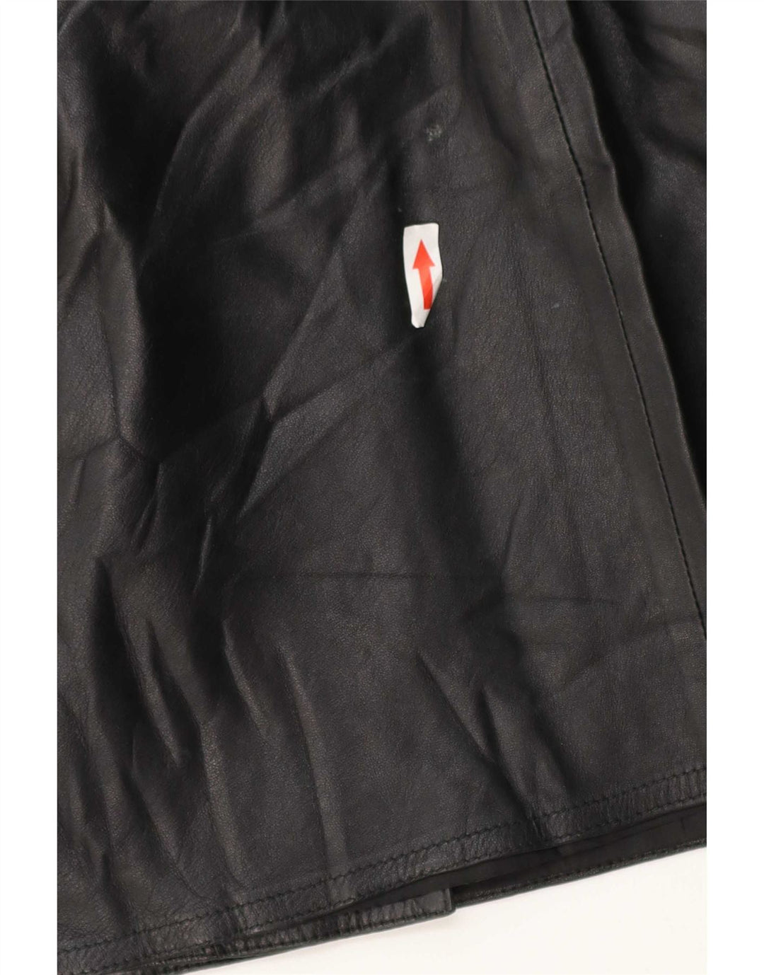 Vintage Damen Lederrock W28 Medium Schwarz