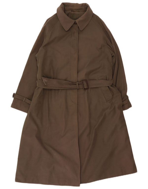 David Barry Damen Trenchcoat UK 12 Mittelbraun