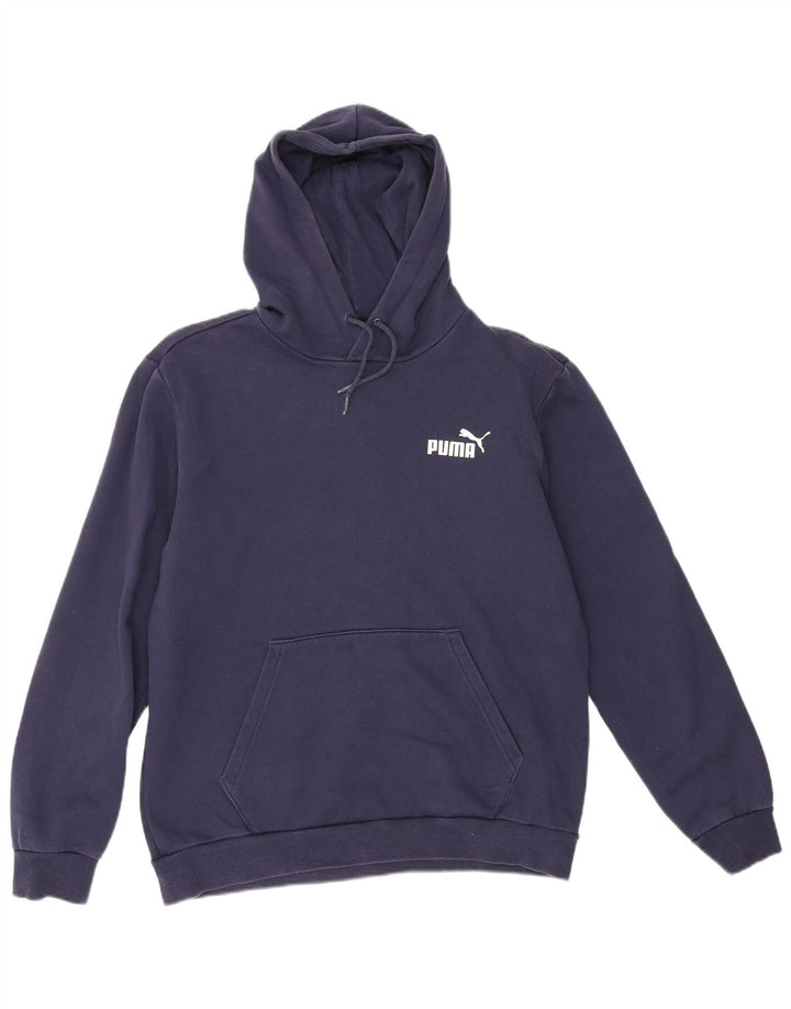 Puma Herren Kapuzenpullover aus Baumwolle in mittlerem Marineblau