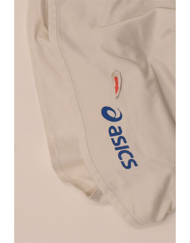 Asics Damen Sportshorts UK 18 XL Off White Polyester