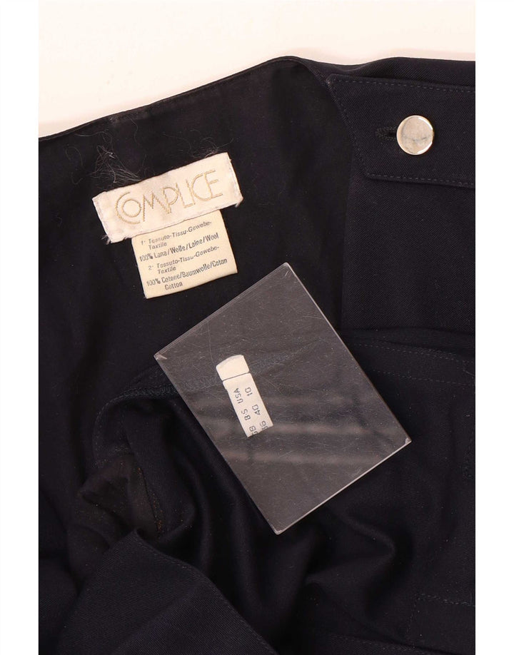 Complice Damen-Blazerjacke im Militär-Stil mit 3/4-Ärmeln, EU 40, mittleres Marineblau