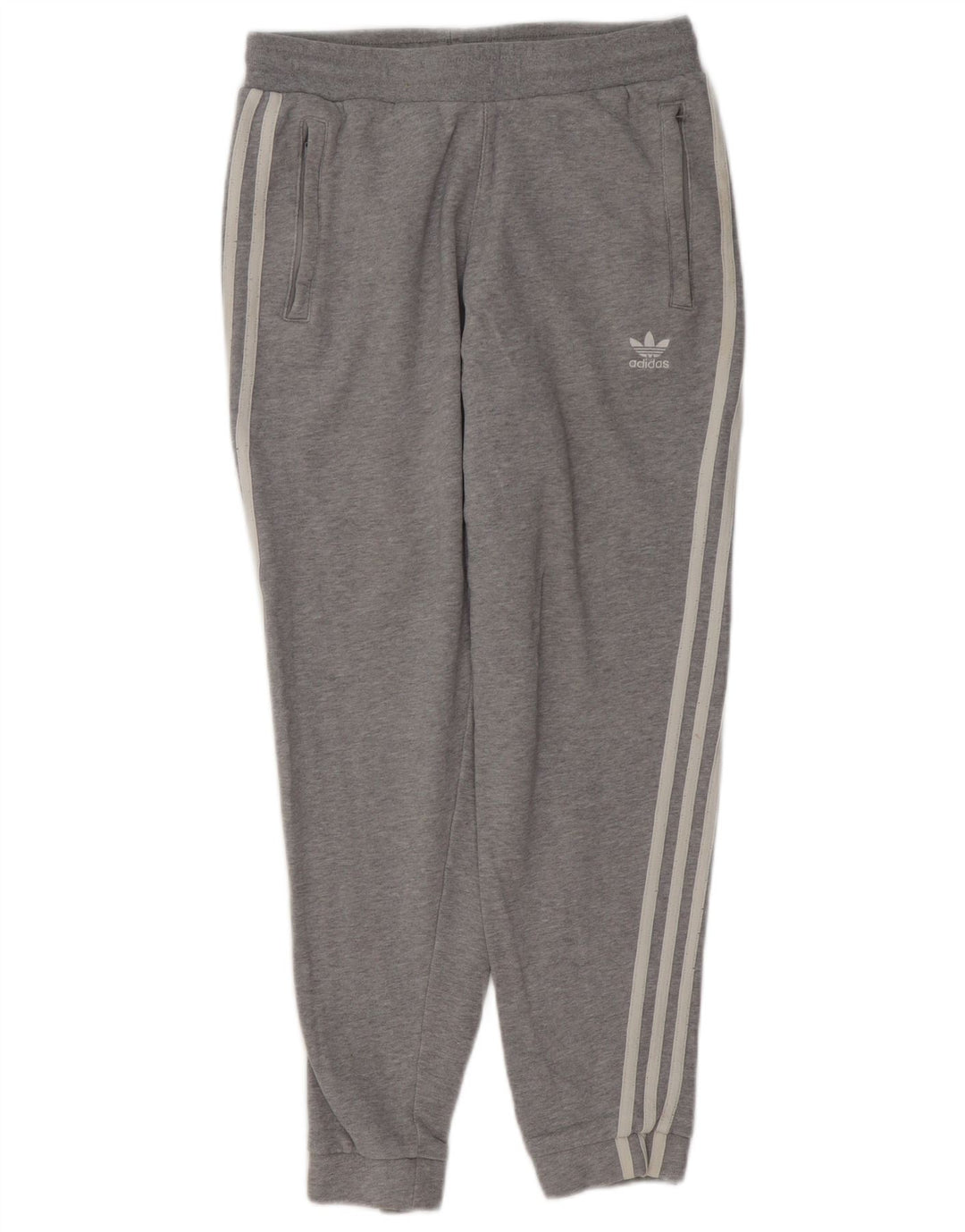 ADIDAS Herren-Trainingshose, Jogginghose, Größe S, Grau, Baumwolle