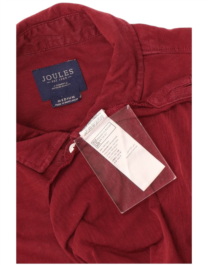 Joules Herren-Poloshirt, mittelgroß, Burgunderrot, Baumwolle