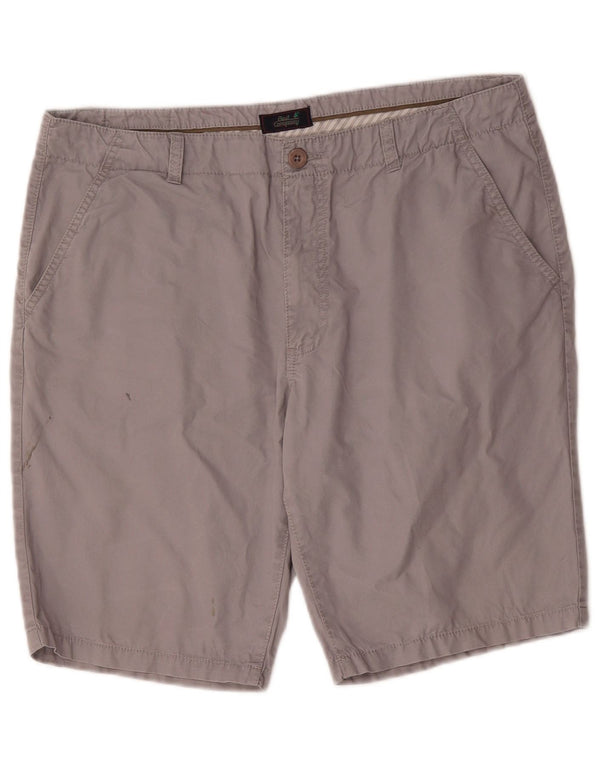 Best Company Herren-Chinoshorts IT 52 XL W38 Graue Baumwolle