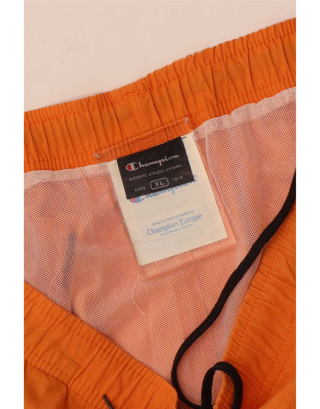 Champion Herren Badeshorts XL Orange Baumwolle