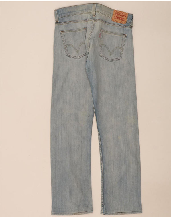 Levi's Damen 506 Straight Jeans W34 L32 Blaue Baumwolle