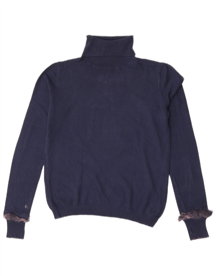 Liu Jo Rollkragenpullover für Damen, Gr. 12, mittleres Marineblau