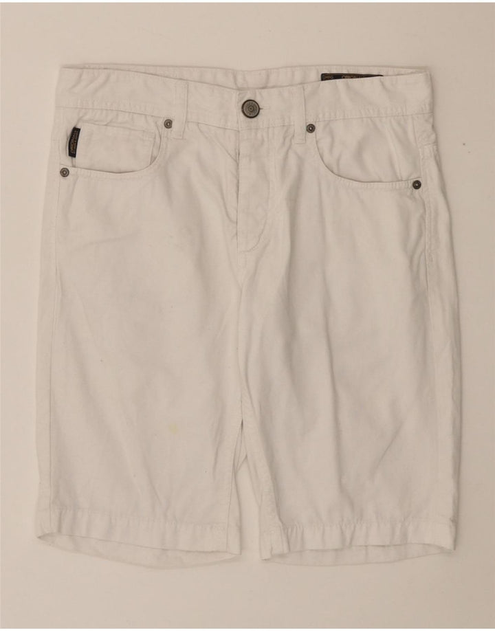 JACK & JONES Herren Jeansshorts W30 mittelweiße Baumwolle
