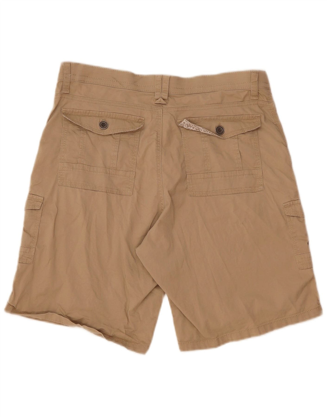 Vintage Damen Cargo Shorts US14 W34 Khaki Baumwolle