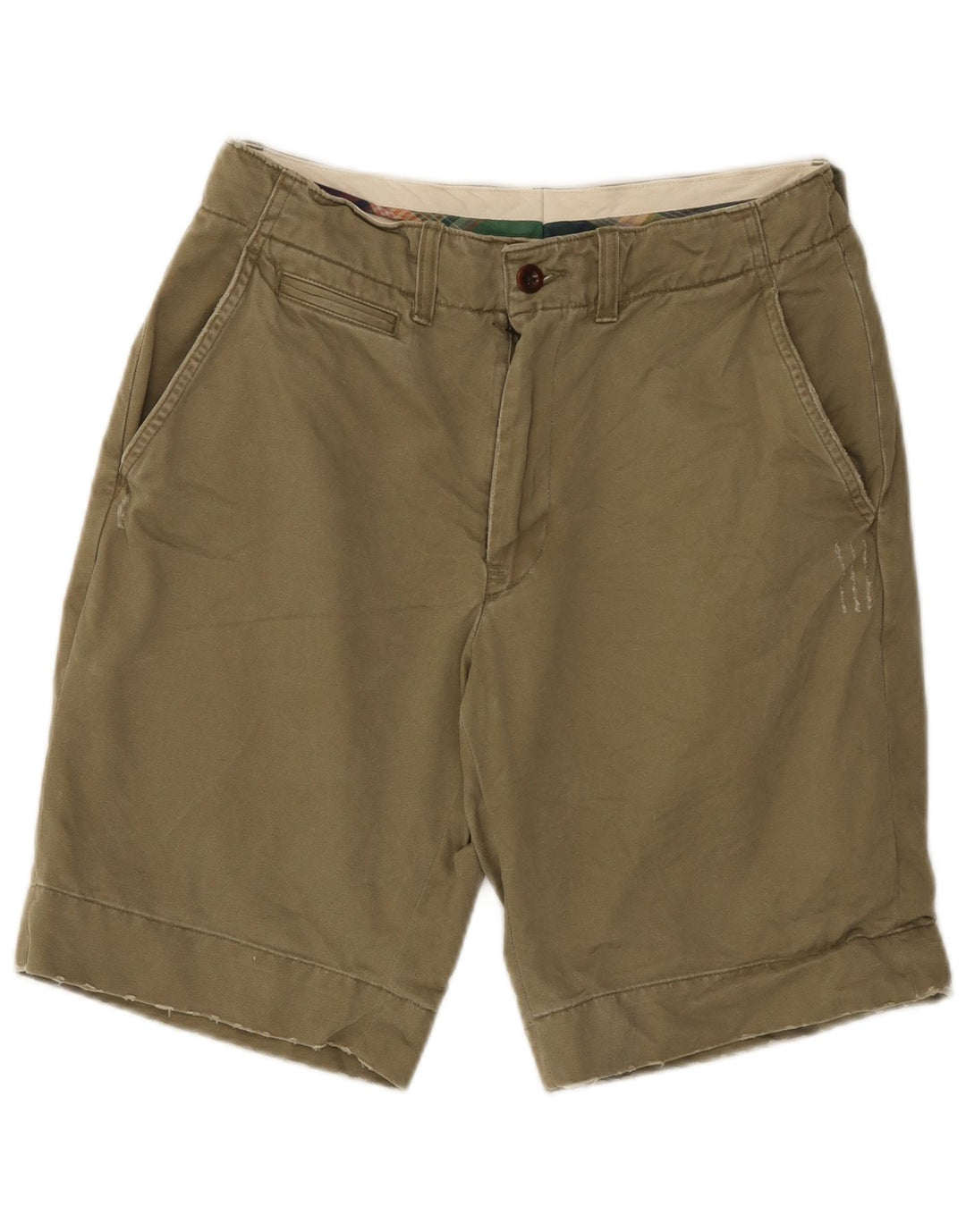 POLO RALPH LAUREN Herren Chino-Shorts W30 Medium Khaki Baumwolle