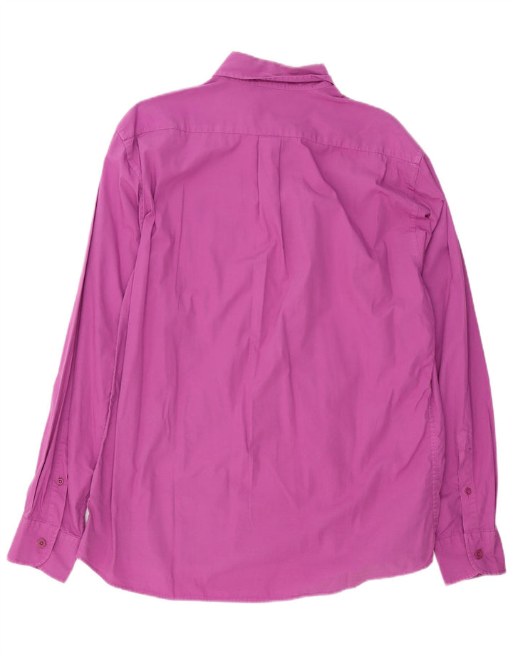 NORTH SAILS Herrenhemd XL Lila Baumwolle