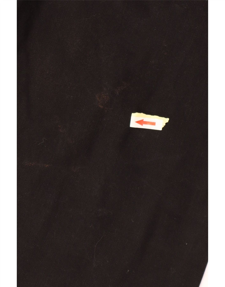 Massimo Dutti Damen Freizeithose EU 40 Medium W30 L27 Schwarze Baumwolle