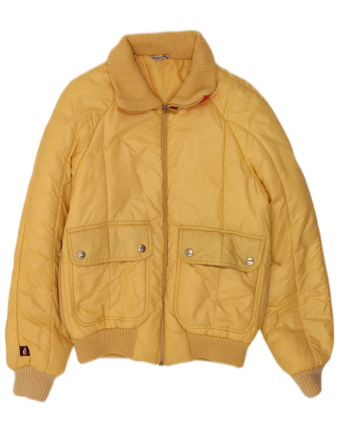 Ellesse Herren Wattierte Jacke IT 46 Small Gelb