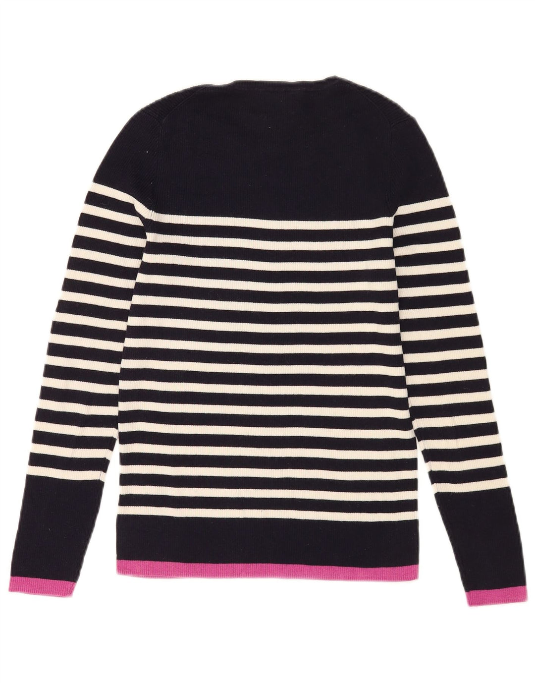 Massimo Dutti Damen-Pullover mit Rundhalsausschnitt, Gr. 12, mittleres Marineblau
