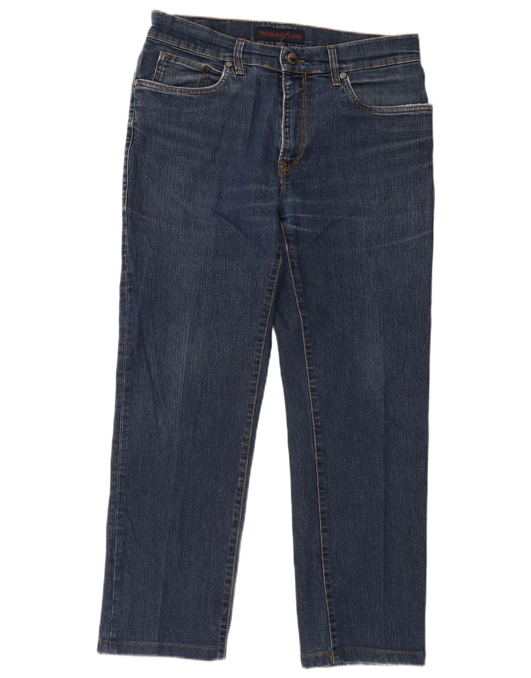 TRUSSARDI Herren Straight Jeans W30 L26 Blau