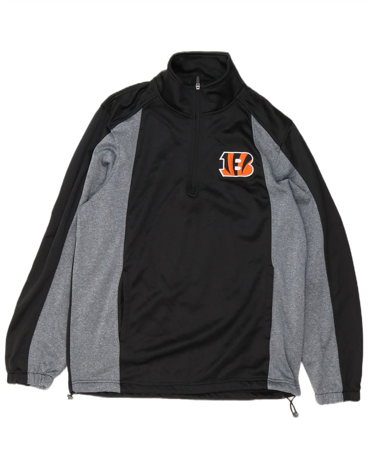 NFL Herren Cincinnati Bengals Graphic Sweatshirt Pullover Medium Schwarz