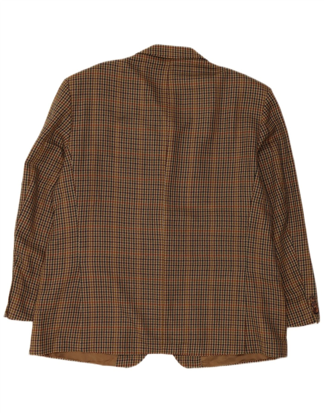 Marks & Spencer Herren-Blazer mit 2 Knöpfen, UK 44, 2XL, brauner Hahnentrittmuster