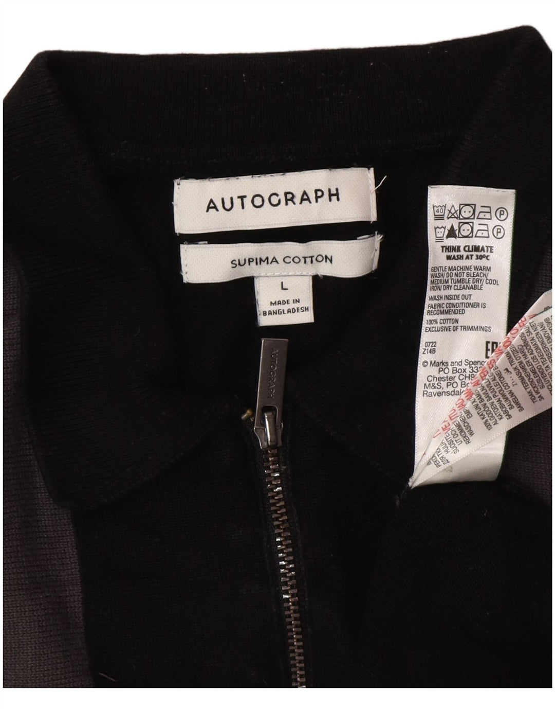 Marks & Spencer Herren Autograph Rollkragenpullover, Pullover, Größe L, Schwarz