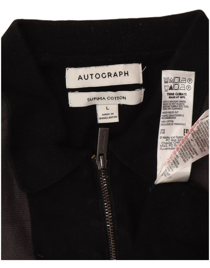 Marks & Spencer Herren Autograph Rollkragenpullover, Pullover, Größe L, Schwarz