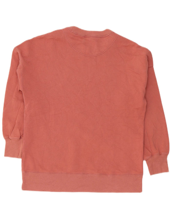 Abercrombie & Fitch Damen Grafik-Sweatshirt-Pullover UK 10 Small Pink