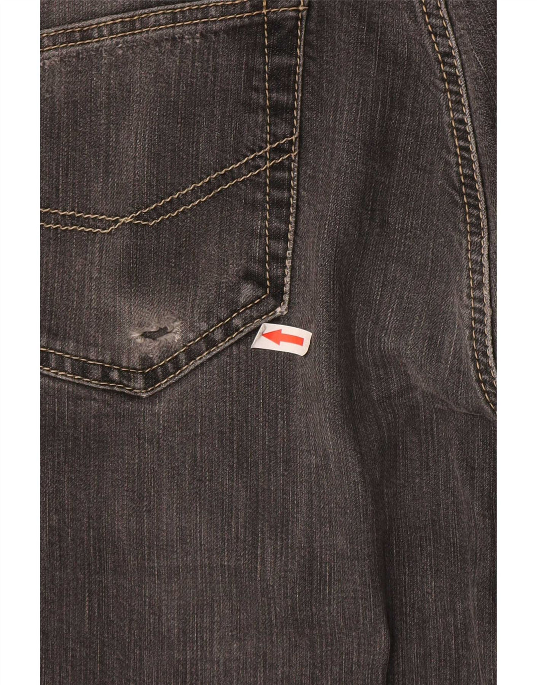 Rifle Herren Straight Jeans W34 L32 Graue Baumwolle