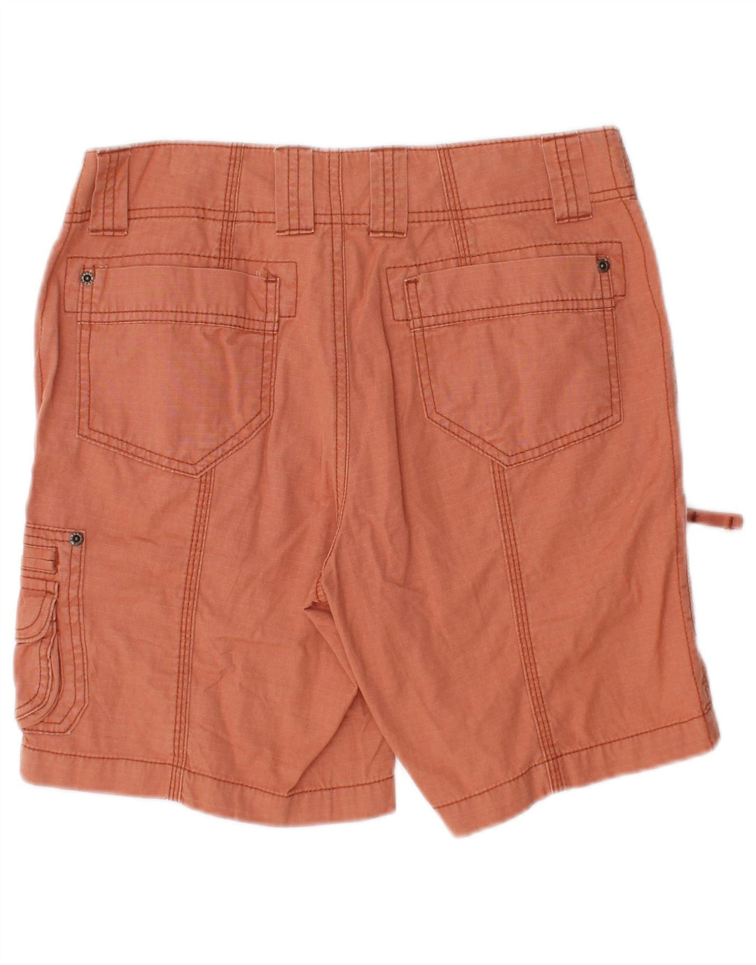 EDDIE BAUER Damen Cargoshorts US 2 XS W28 Orange Baumwolle