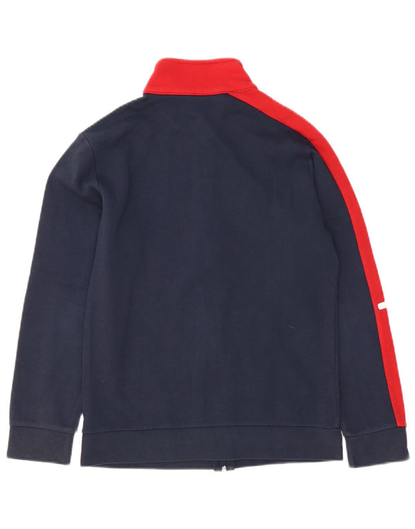 Champion Jungen-Trainingsanzug-Top-Jacke, 11–12 Jahre, Größe L, Marineblau, Farbblock