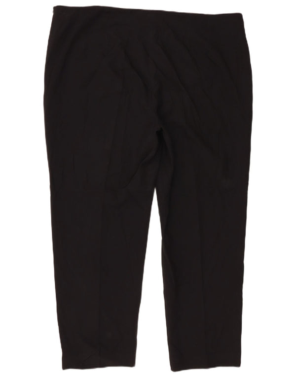 Marks & Spencer Damen Kurze Freizeithose UK 20 2XL W42 L27 Schwarz