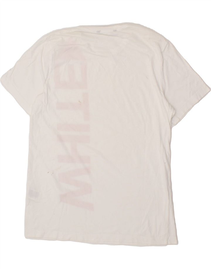 JULES Womens Graphic T-Shirt Top UK 16 Large White Vintage Jules and Second-Hand Jules from Messina Hembry 