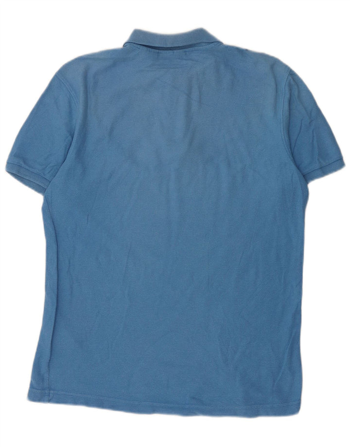 Fila Herren-Poloshirt, kleine blaue Baumwolle