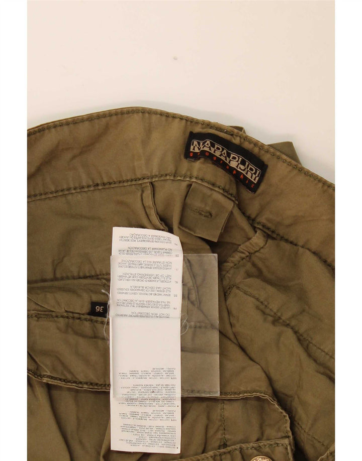 Napapijri Herren Cargoshorts W36 Large Khaki Baumwolle