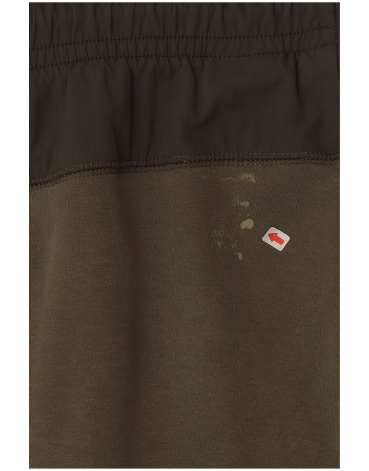 Nike Herren-Trainingshose, groß, grüne Colourblock-Baumwolle
