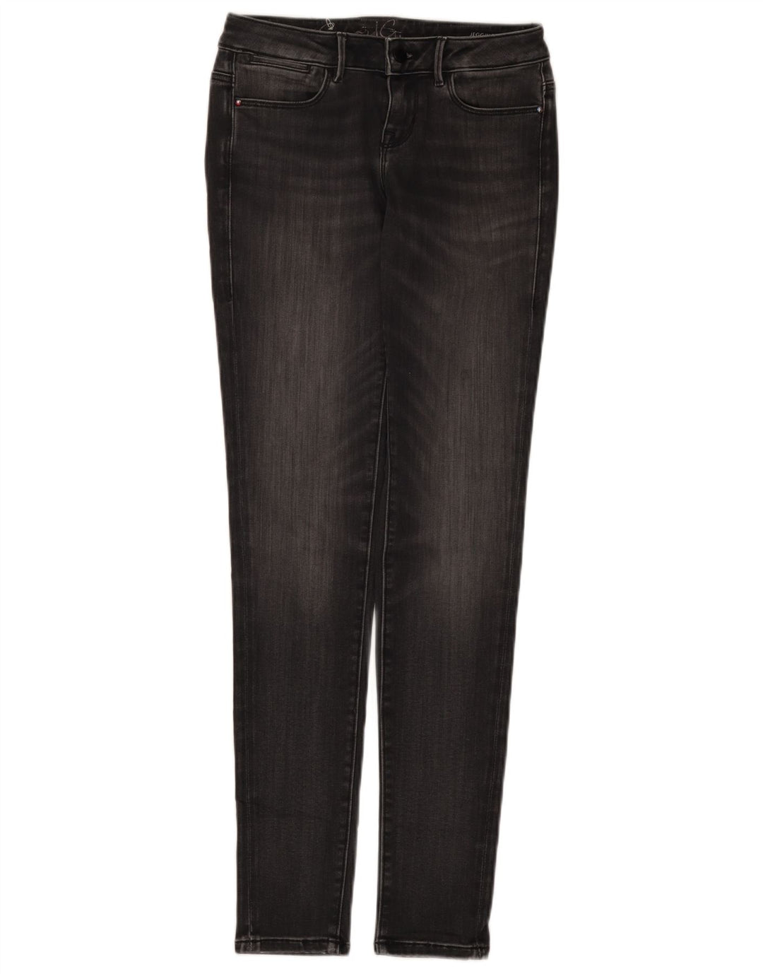 Guess Damen Skinny Jeans W27 L30 Graue Baumwolle