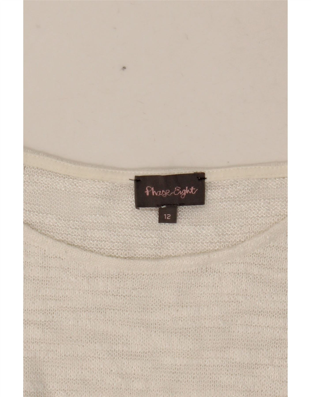 PHASE EIGHT Damen Top Langarm UK 12 Mittelweiß geblümt