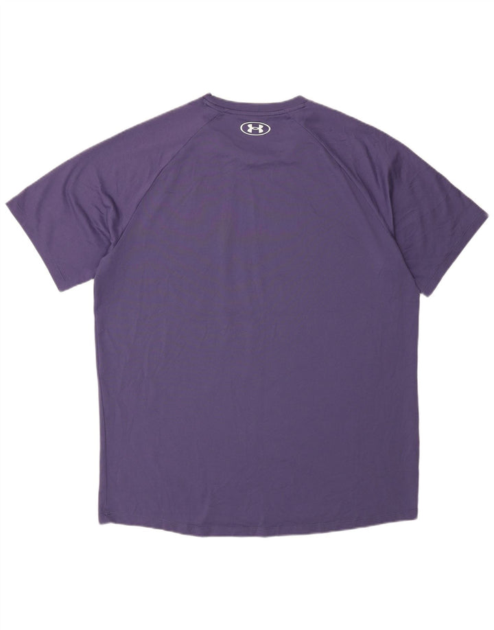 Under Armour Herren-T-Shirt mit Grafik, Größe L, Lila