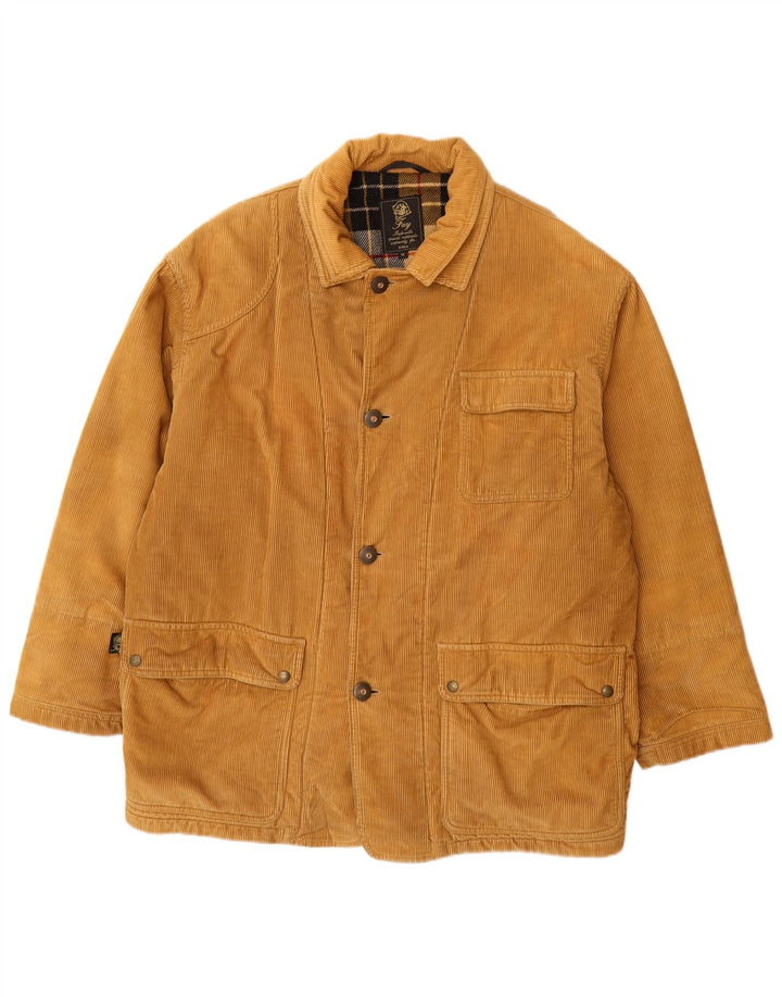 Fay Herren-Windjacke aus Cord, UK 38, mittelbeige Baumwolle