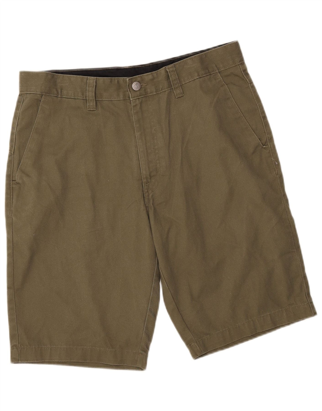 VOLCOM Herren Chino-Shorts W32 Medium Khaki Polyester