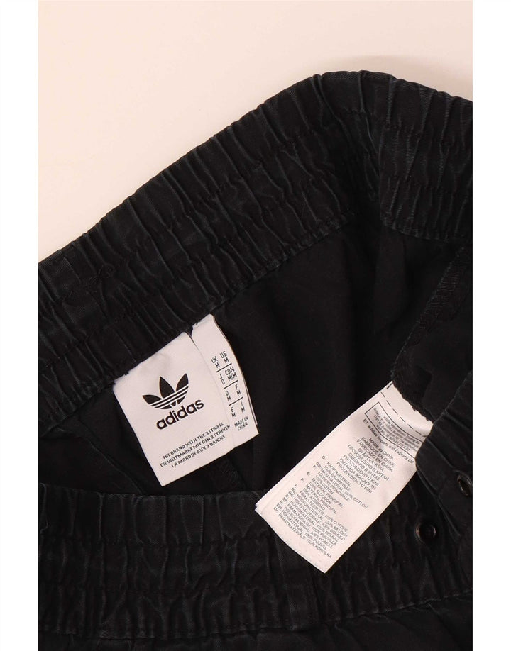 Adidas Herren Cargo Shorts Medium W30 Schwarz Baumwolle