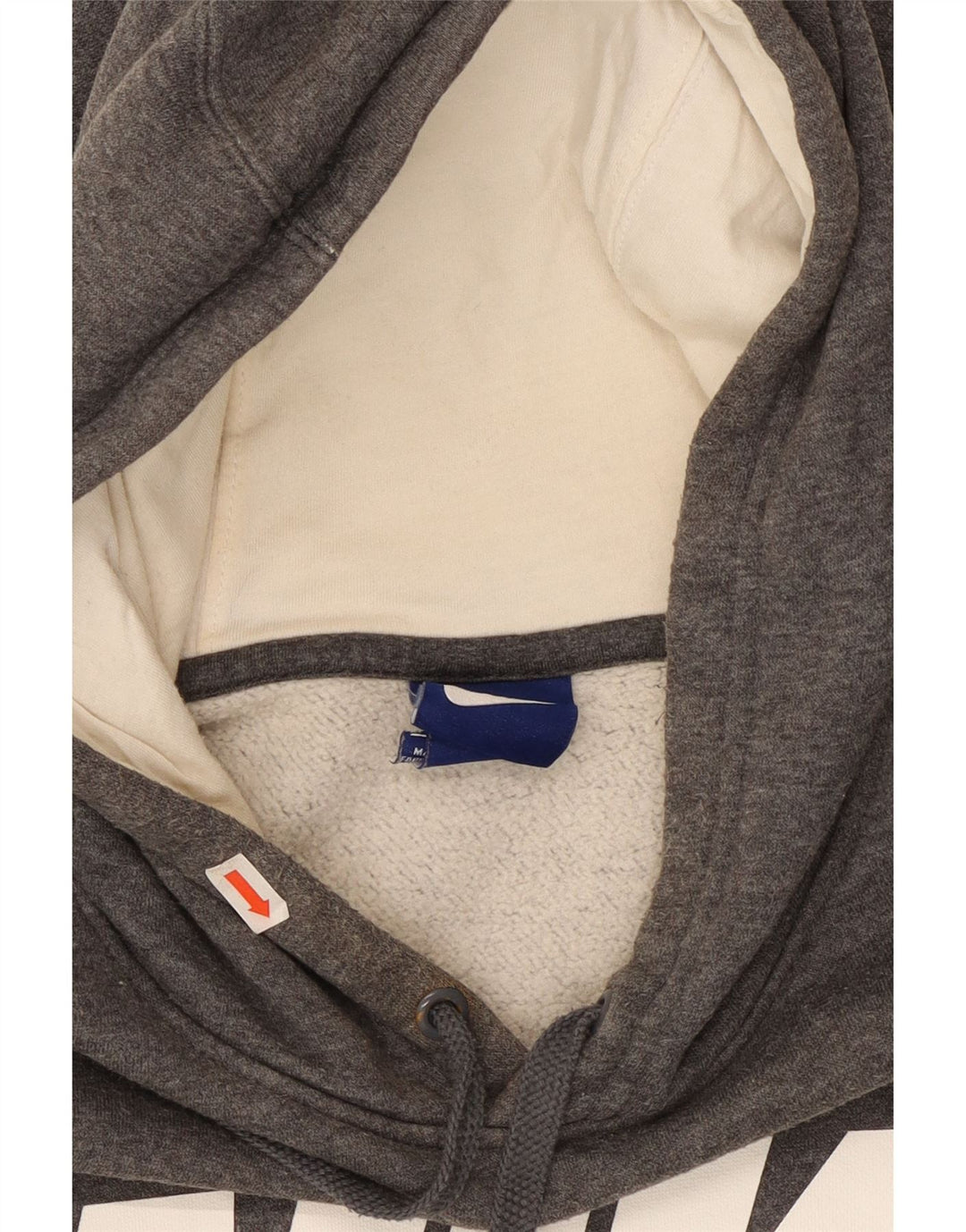 Nike Herren-Kapuzenpullover mit Grafik, mittelgraue Baumwolle