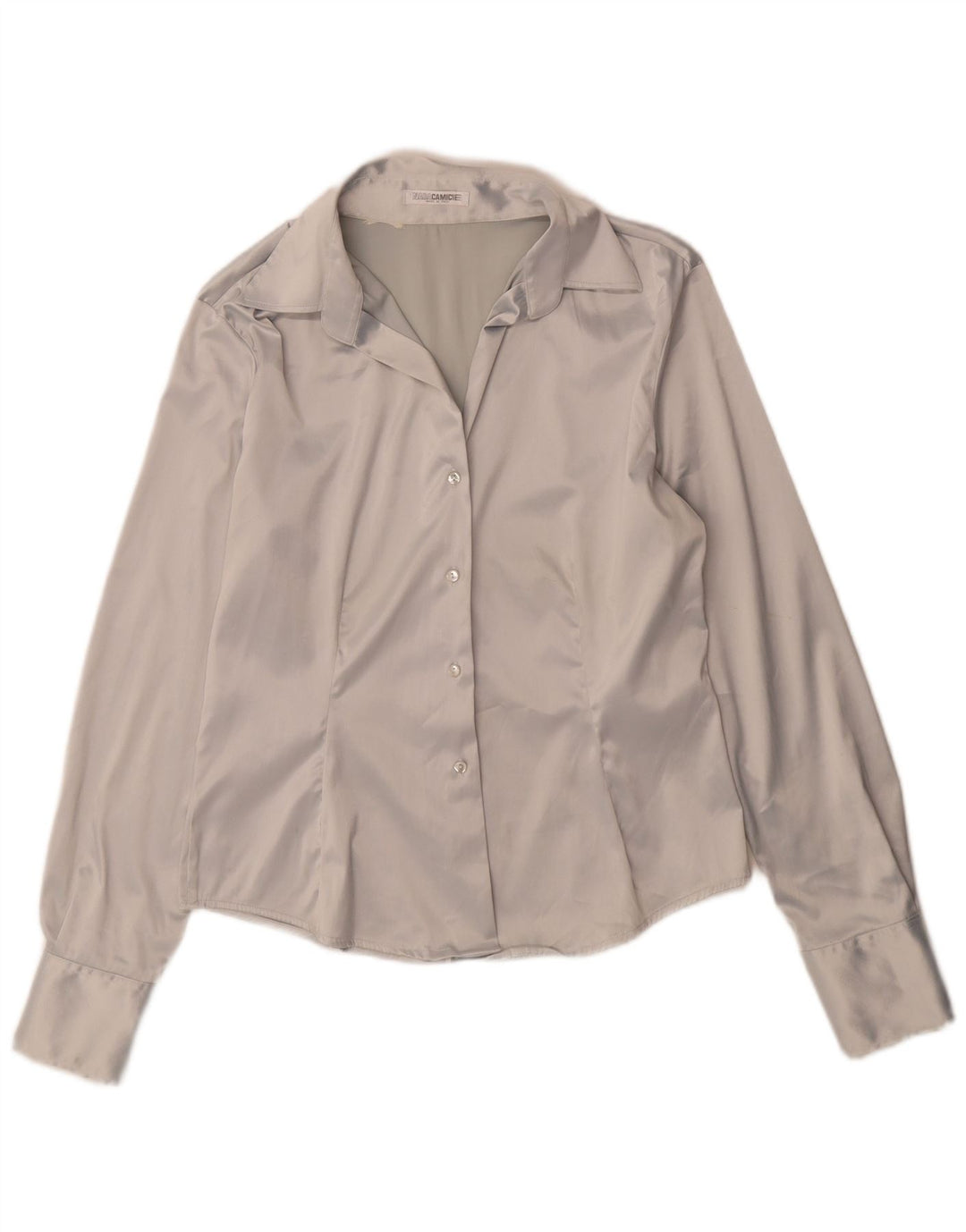 Naracamicie Damen-Hemdbluse, UK 12, Mittelsilber, Polyester