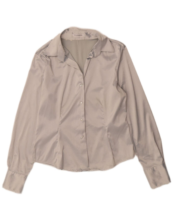 Naracamicie Damen-Hemdbluse, UK 12, Mittelsilber, Polyester