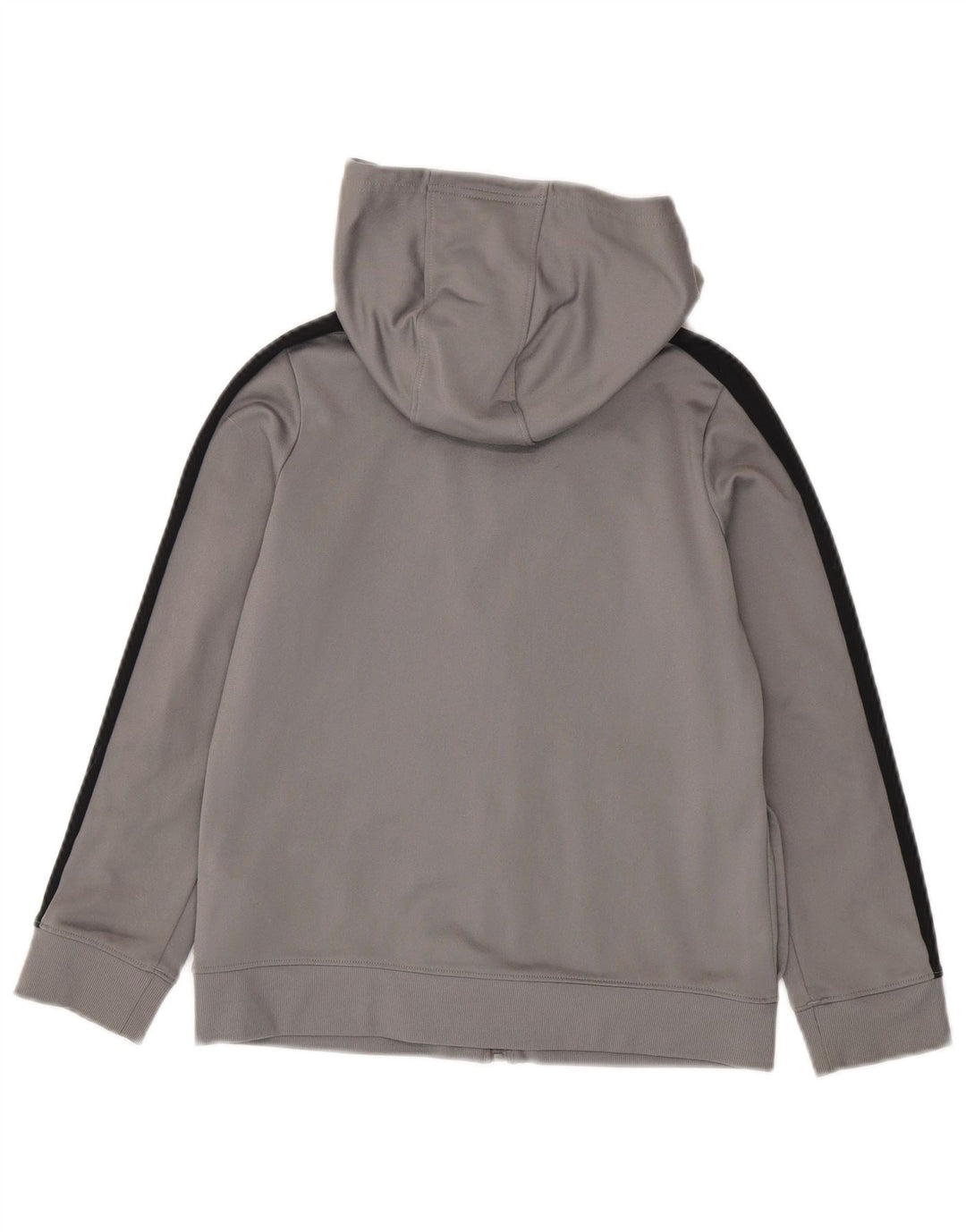 Under Armour Jungen-Kapuzenpullover mit Reißverschluss, 9–10 Jahre, Mittelgrau, Farbblock