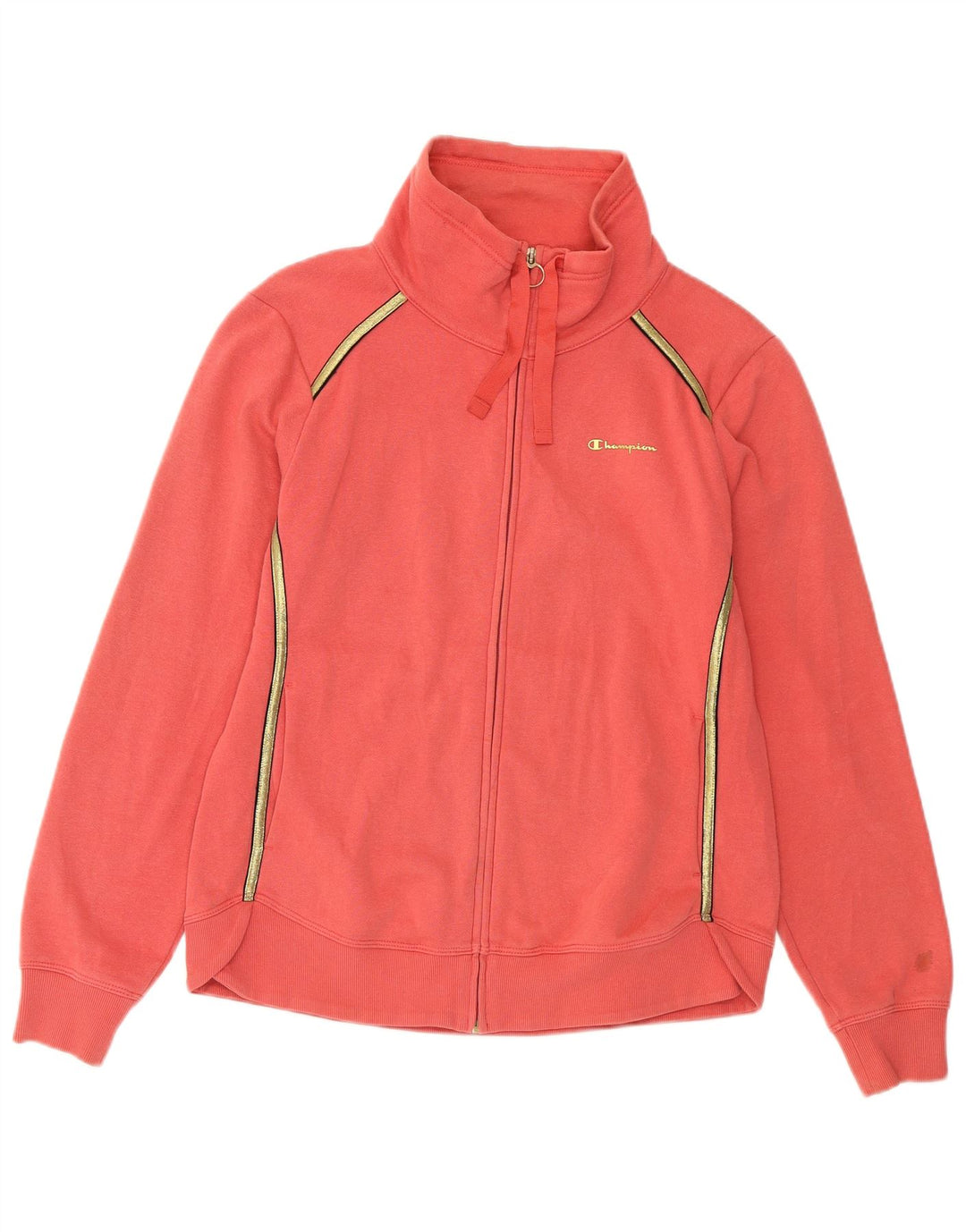 CHAMPION Damen-Trainingsanzug-Top-Jacke, UK-Größe 10, Größe S, rosa, Baumwolle